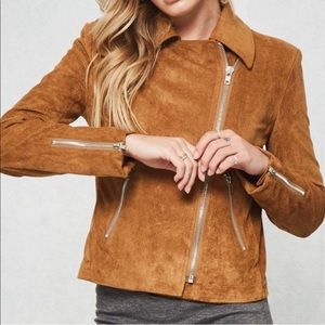 Women's Tan Suede Jacket